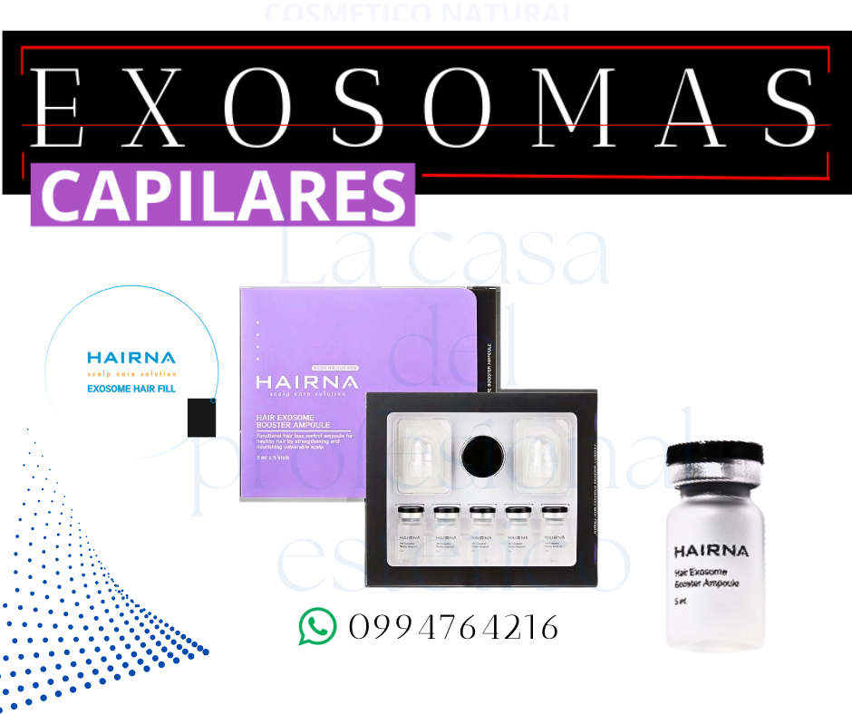 exosomas capilares pdx perdida del cabello dermaline dlexo