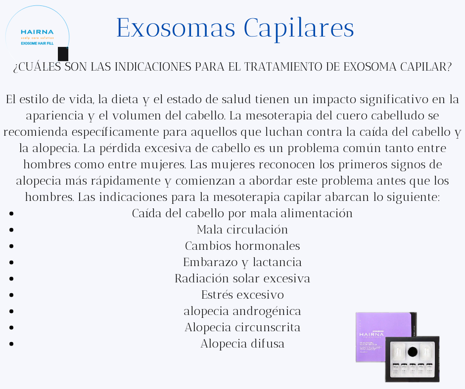 exosomas capilares pdx perdida del cabello dermaline dlexo