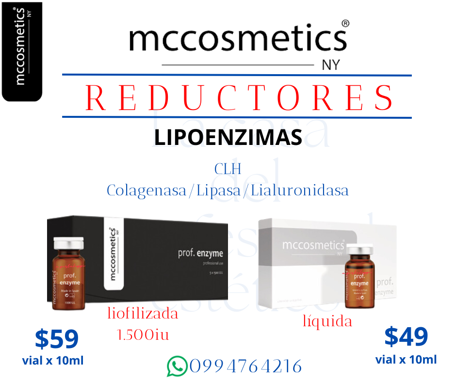 lipoenzimas clh colagenasa lipasa hialuronidasa