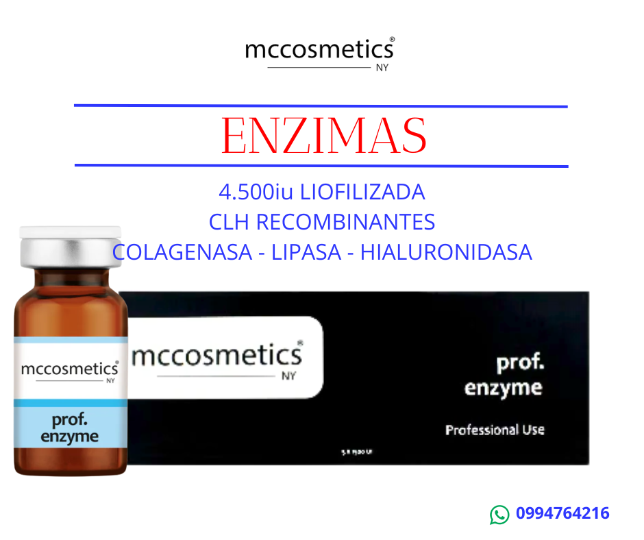 mccm enzimas recombinantes clh colagenasa lipasa hialuronidasa lipoenzimas nad glutathione intravenoso 46