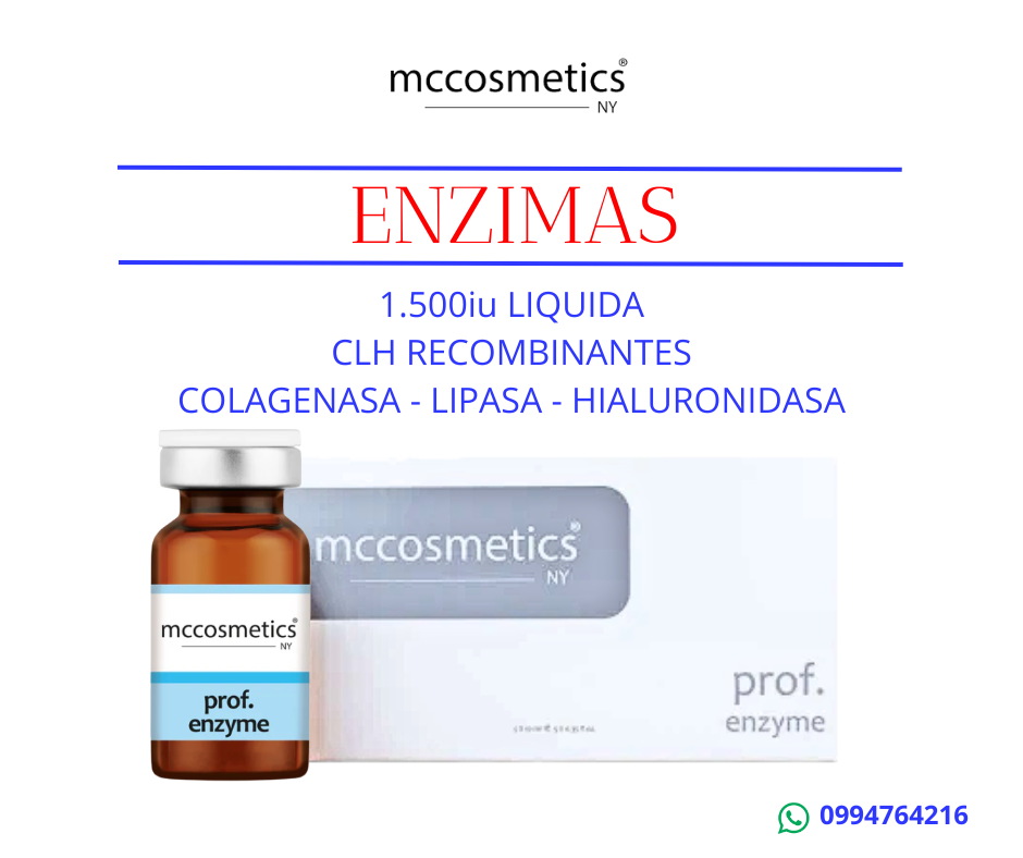 mccm enzimas recombinantes clh colagenasa lipasa hialuronidasa lipoenzimas nad glutathione intravenoso 47