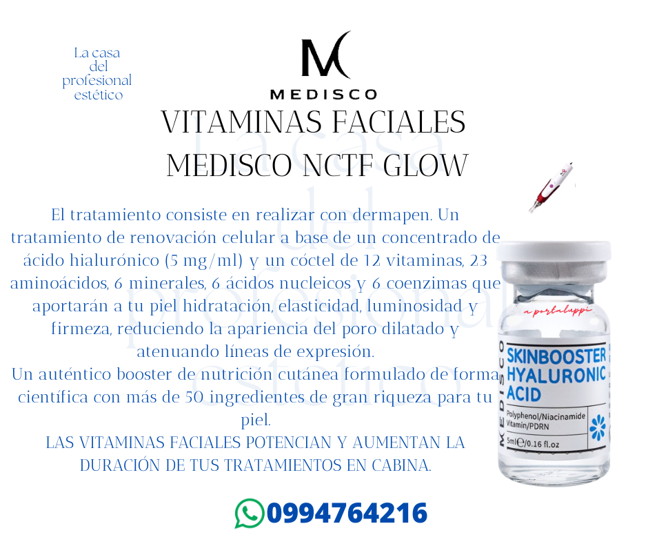 nctf medisco exosomas pdx5 skin booster bioregenerador